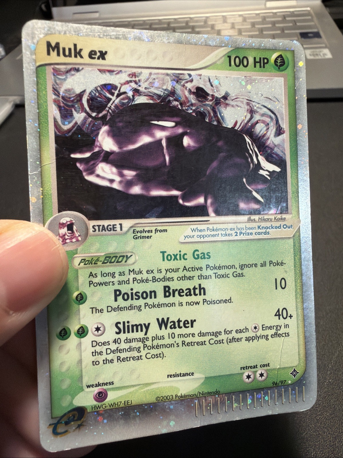 Muk ex 96/97 EX Dragon Holo Muk ex 96/97 EX Dragon Holo