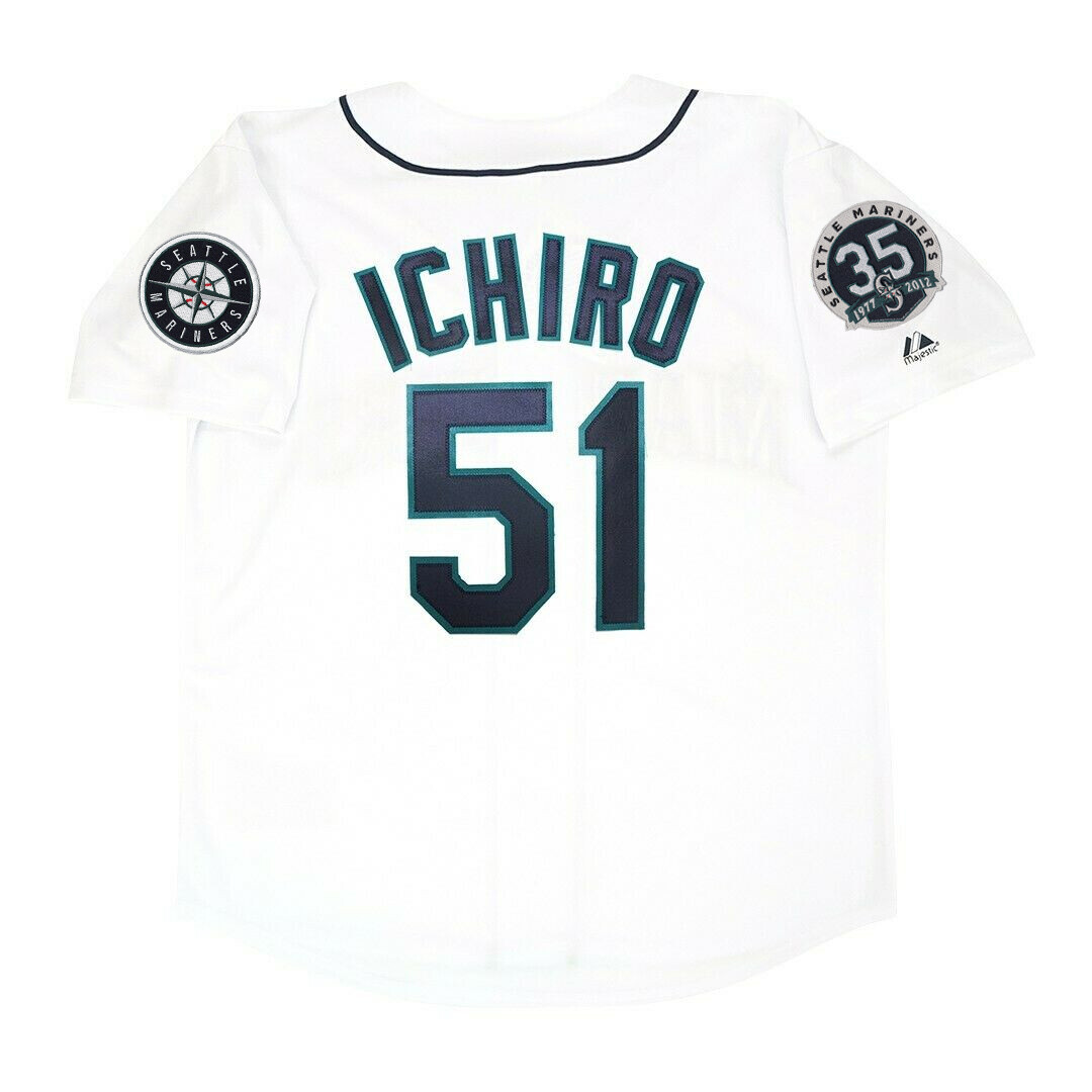 Ichiro Suzuki 2012 Seattle Mariners Home Road Alt Men\'s 35th Anniversary Jersey Ichiro Suzuki 2012 Seattle Mariners Home Road Alt Men\'s 35th Anniversary Jersey