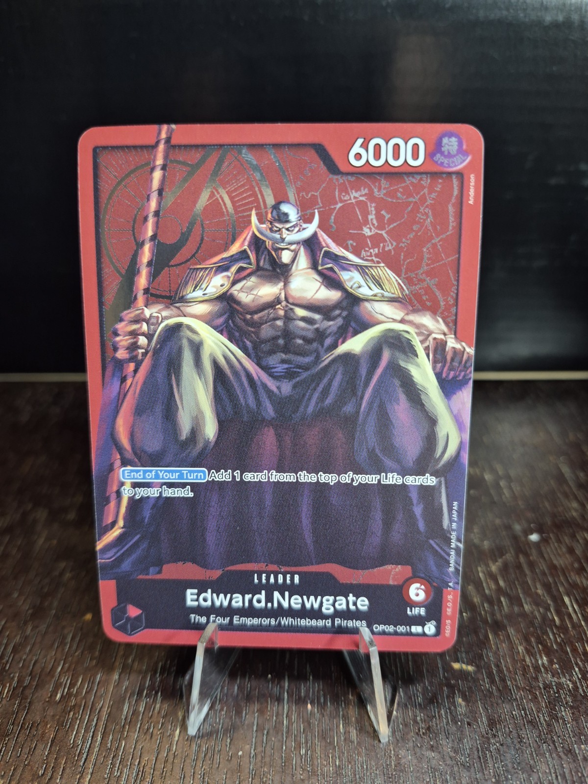 Edward.Newgate OP02-001 Special Goods Set Former Four Emperors Edward.Newgate OP02-001 Special Goods Set Former Four Emperors