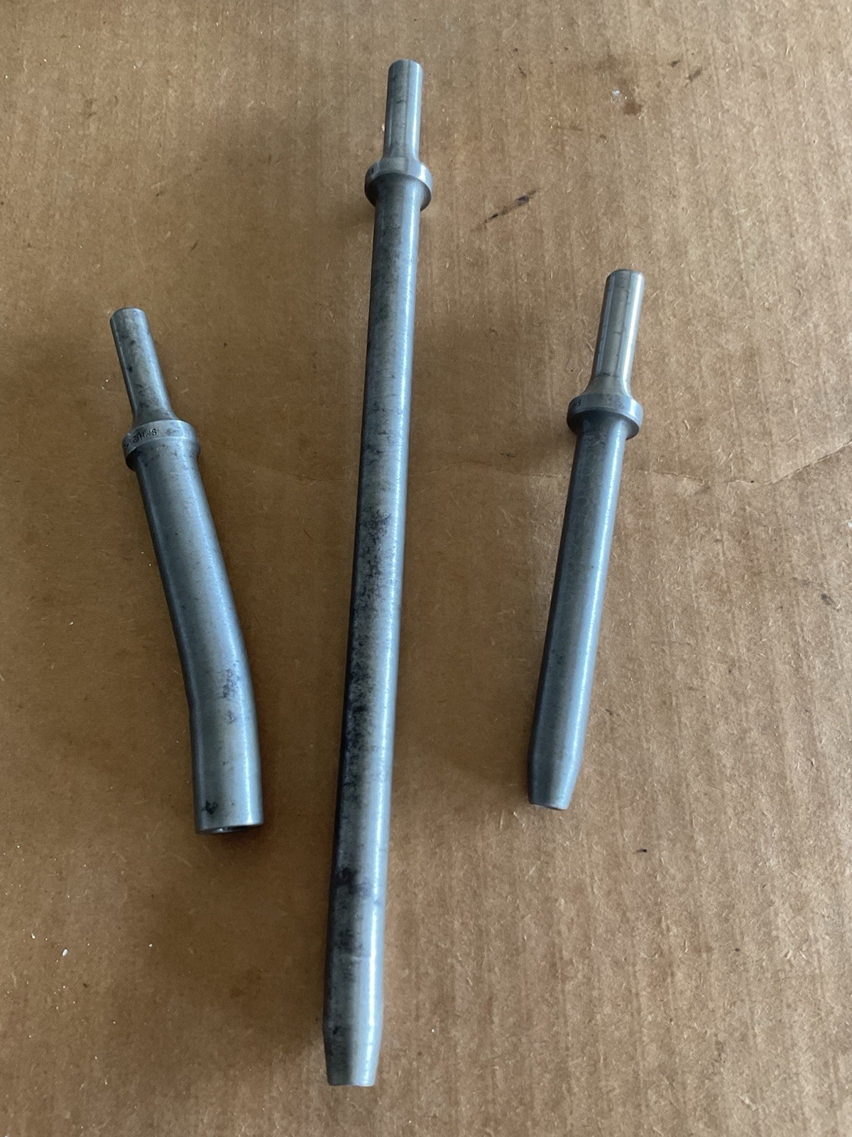 ATI Schaefer Straight Offset Cupped Long Aircraft Tools (3) Pc Rivet Set .401