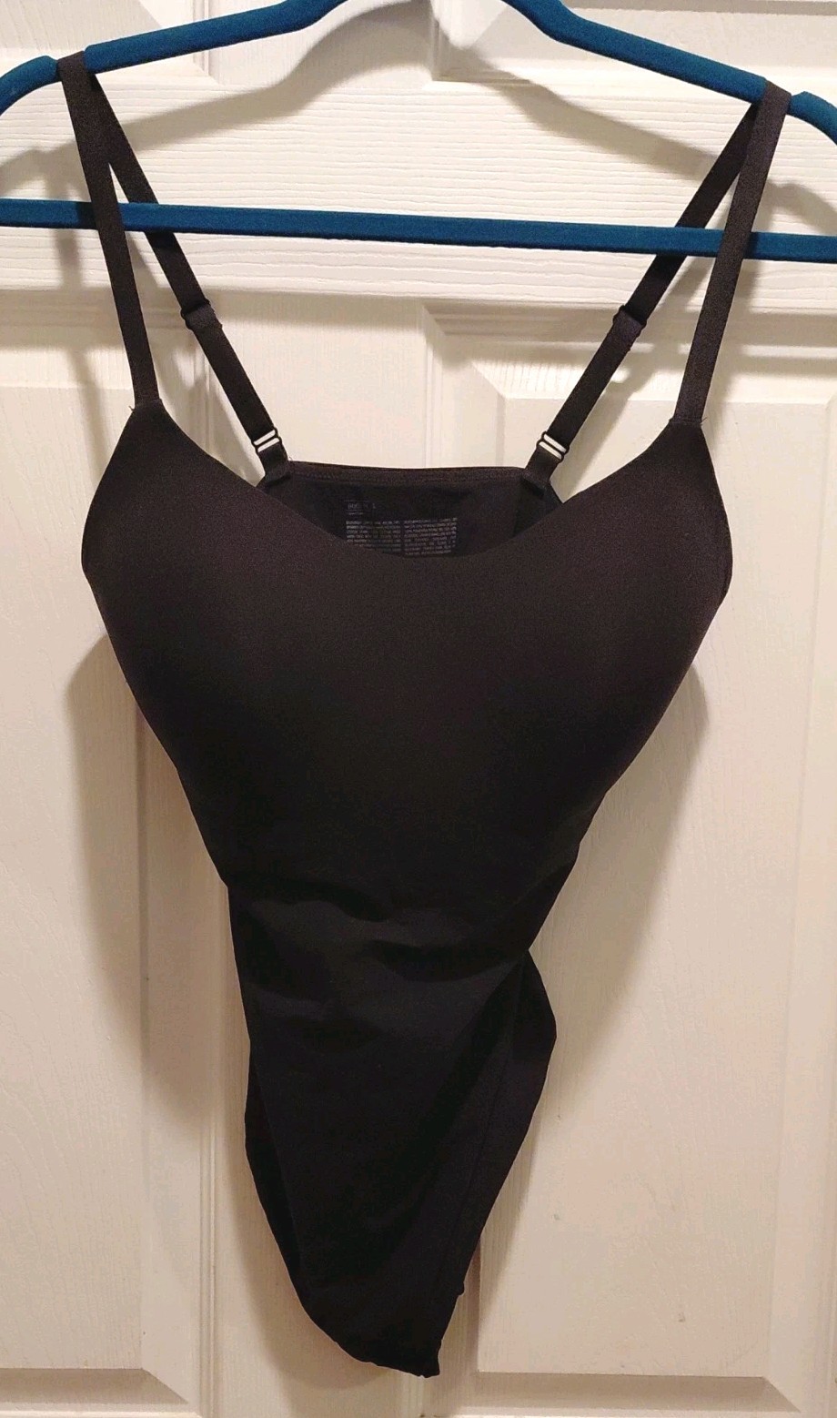 Auden Luxury Collection Padded Cup Seamless Thong Bodysuit Black Large L NWOT Auden Luxury Collection Padded Cup Seamless Thong Bodysuit Black Large L NWOT