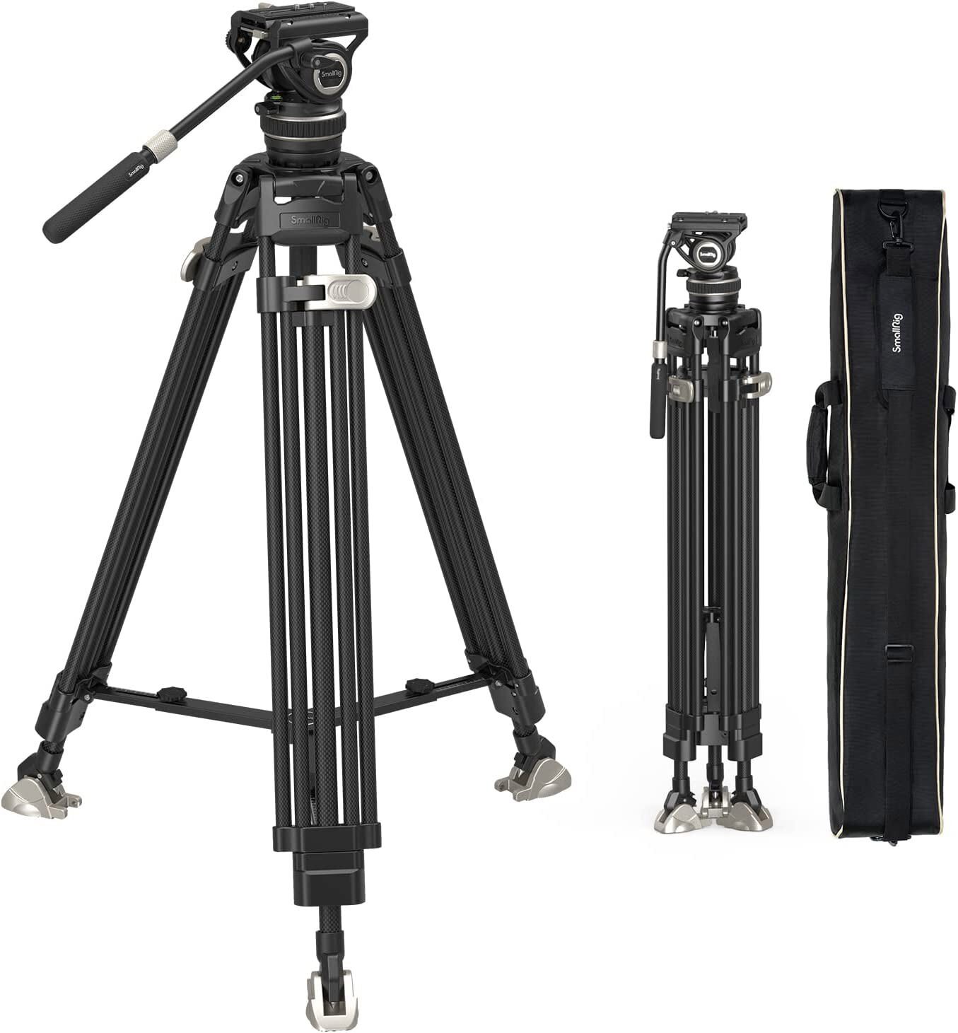 SmallRig Heavy-Duty Carbon Fiber Tripod System, 78