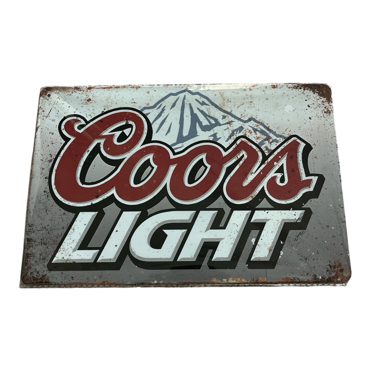 Coors Light Beer Tin Metal Vintage Sign 8x12 Silver Bullet NEW Coors Light Beer Tin Metal Vintage Sign 8x12 Silver Bullet NEW
