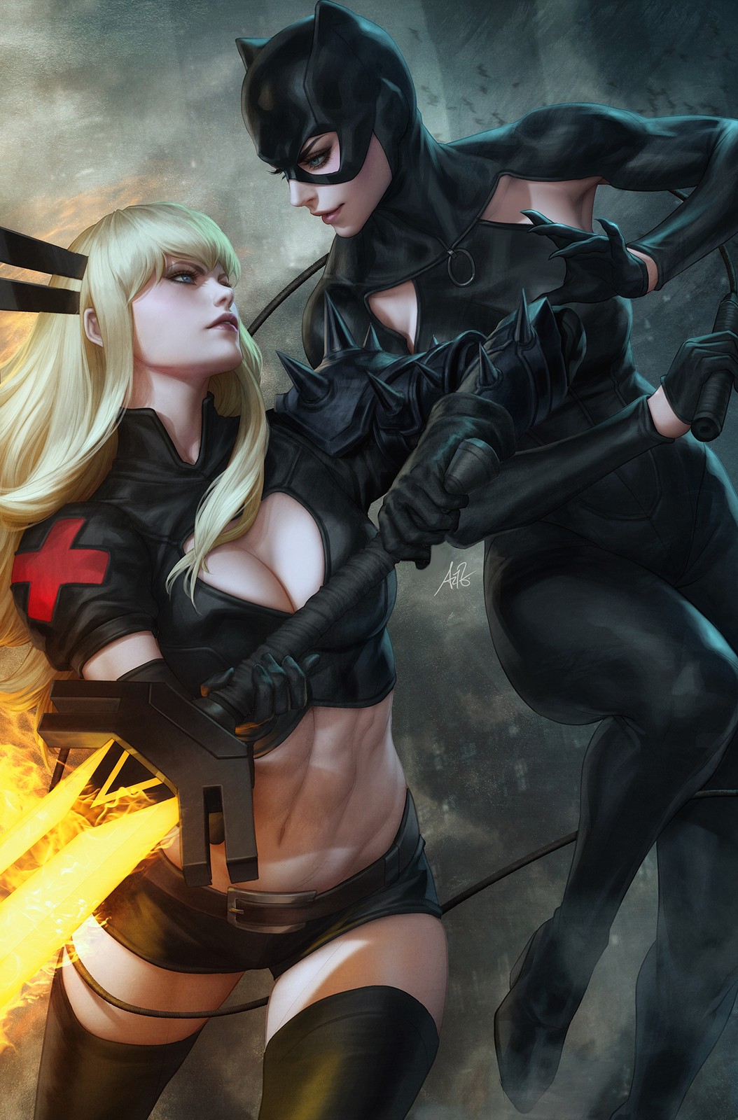 DEADPOOL-BATMAN #1 1:100 ARTGERM VIRGIN INCENTIVE VARIANT