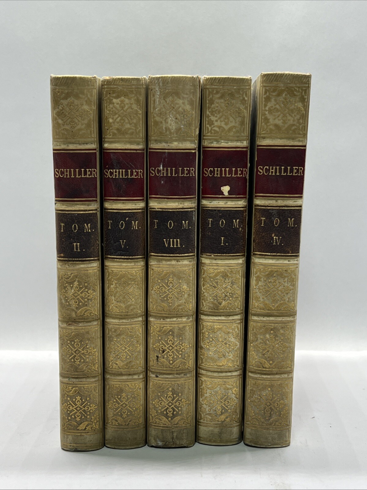1844- Schiller Fämmtliche Werfe- German - Set of Five 1844- Schiller Fämmtliche Werfe- German - Set of Five