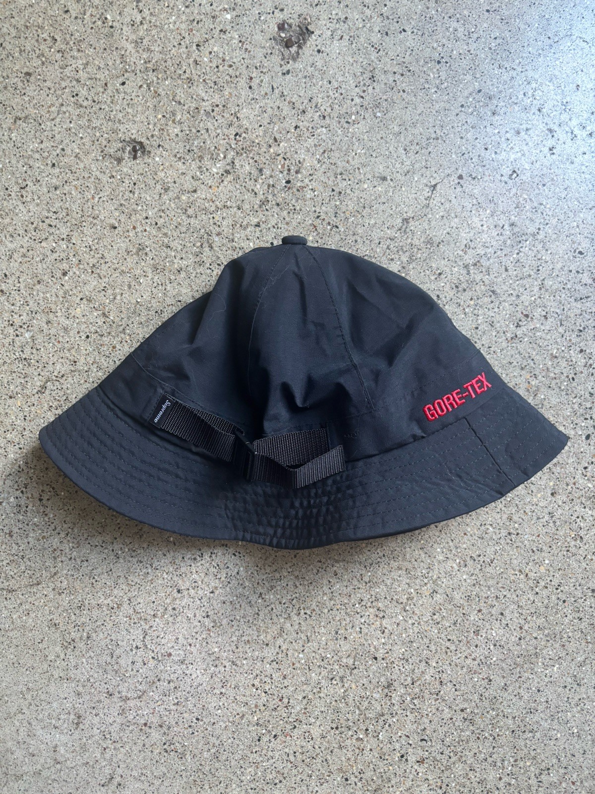 Supreme Hat 21SS GORE-TEX Bell Bucket Nylon Black Mens Size S/M