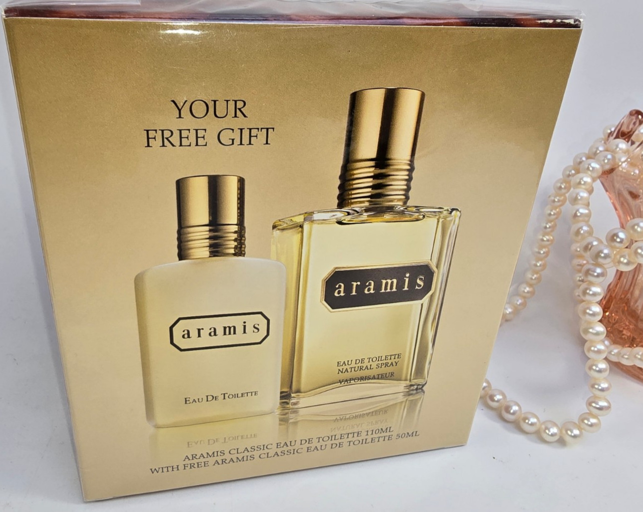 Aramis Classic EDT 110ml + 50ml Gift Set Men NIB Sealed Special Travel Edition