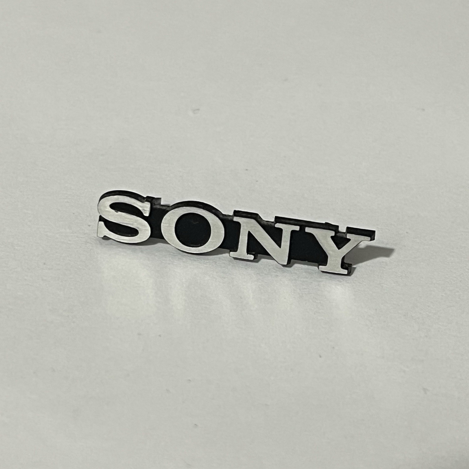 GENUINE SONY BADGE  LOGO EMBLEM IN EXCELLENT CONDITION