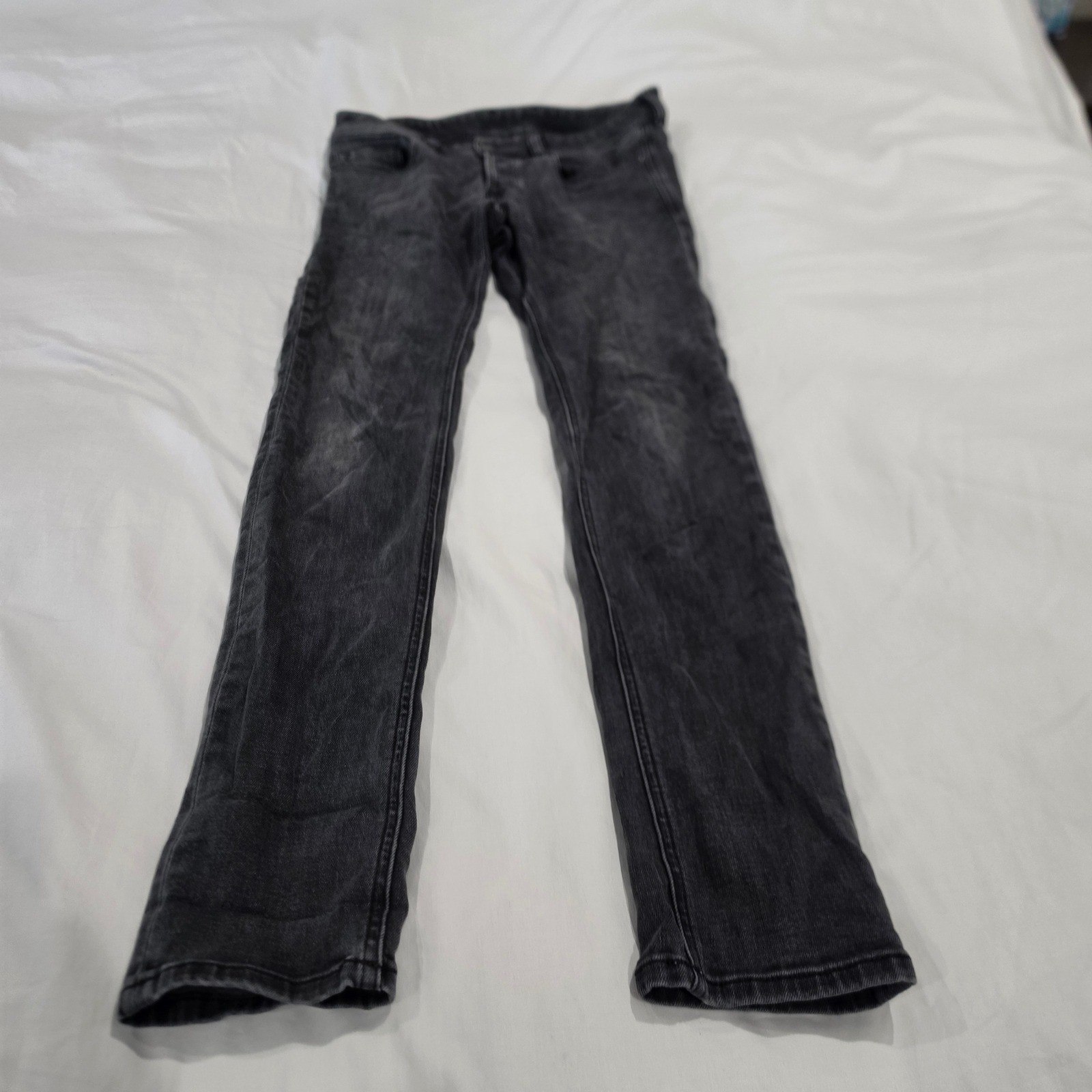 Diesel Industry Jeans Men 29 Black Excellent Slim Straight Stretch Washed Denim