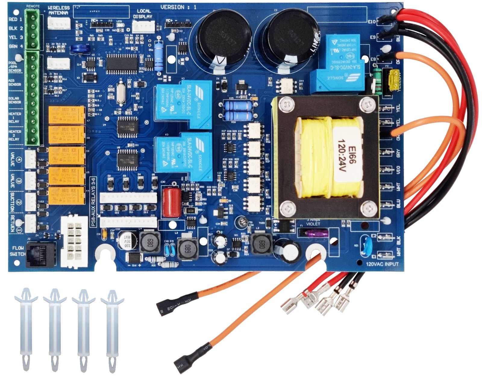 GLX-PCB-Main Replacement Compatible with Hayward Goldline AquaLogic & AquaPlus GLX-PCB-Main Replacement Compatible with Hayward Goldline AquaLogic & AquaPlus