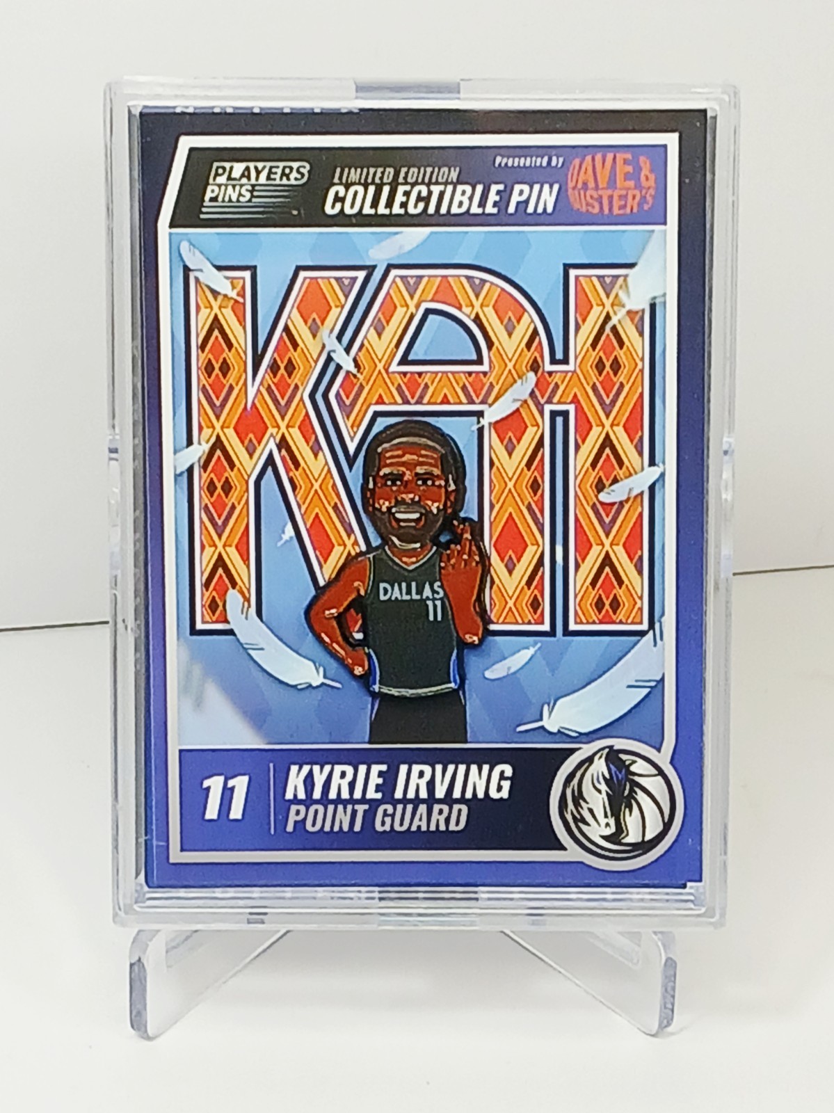 KYRIE IRVING #'d to 4999 PLAYER'S PINS Collectible 03/01/26 Event Only 🔥