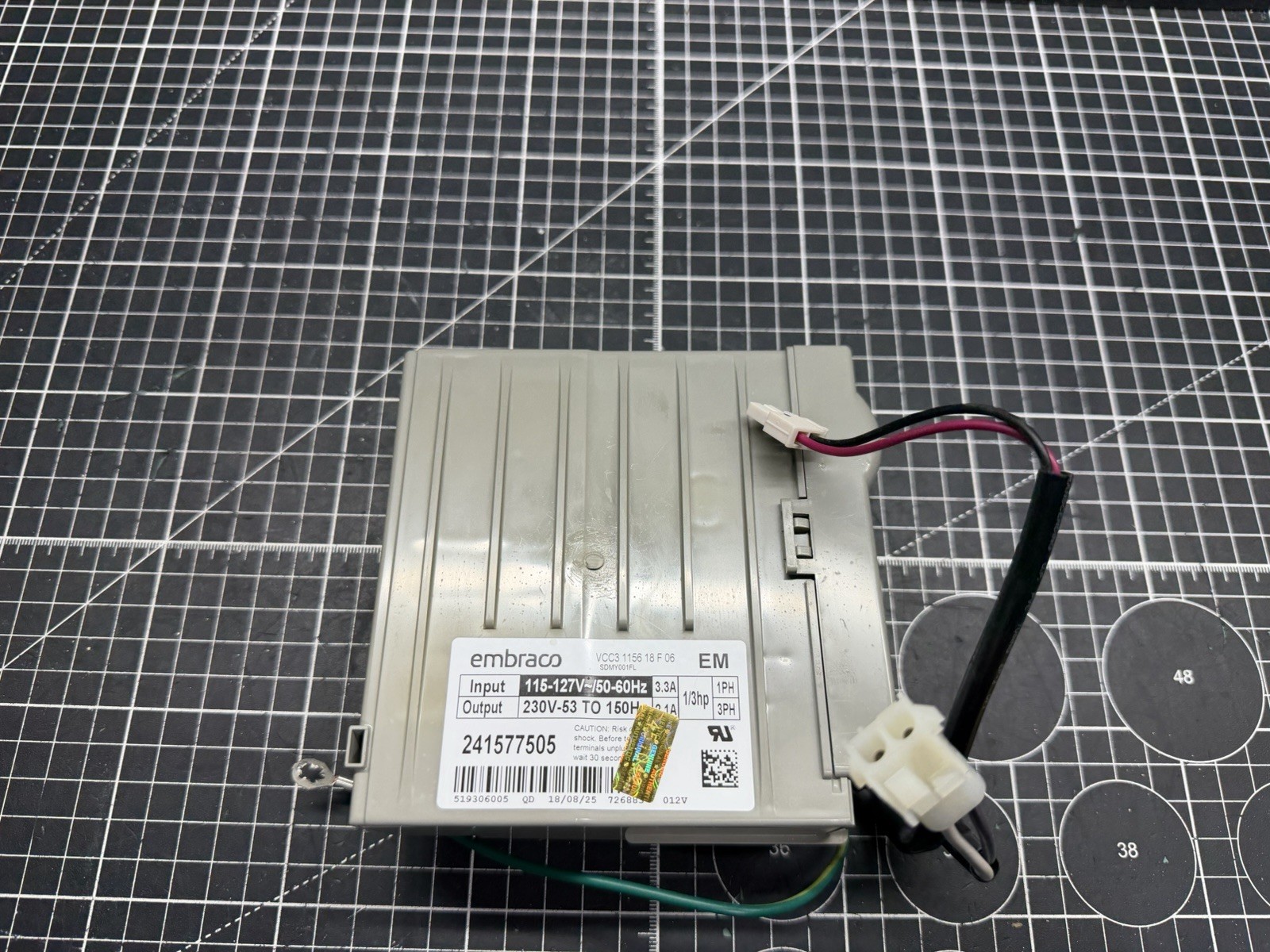 Frigidaire Refrigerator Inverter Control Board P#241577505
