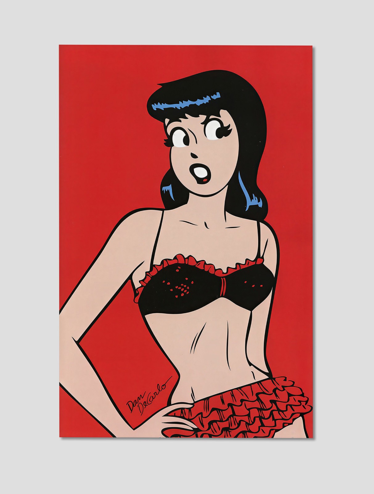 Betty Veronica Swimsuit #1 Dan DeCarlo Giclee Print Poster 11x17 Archie Wall Art