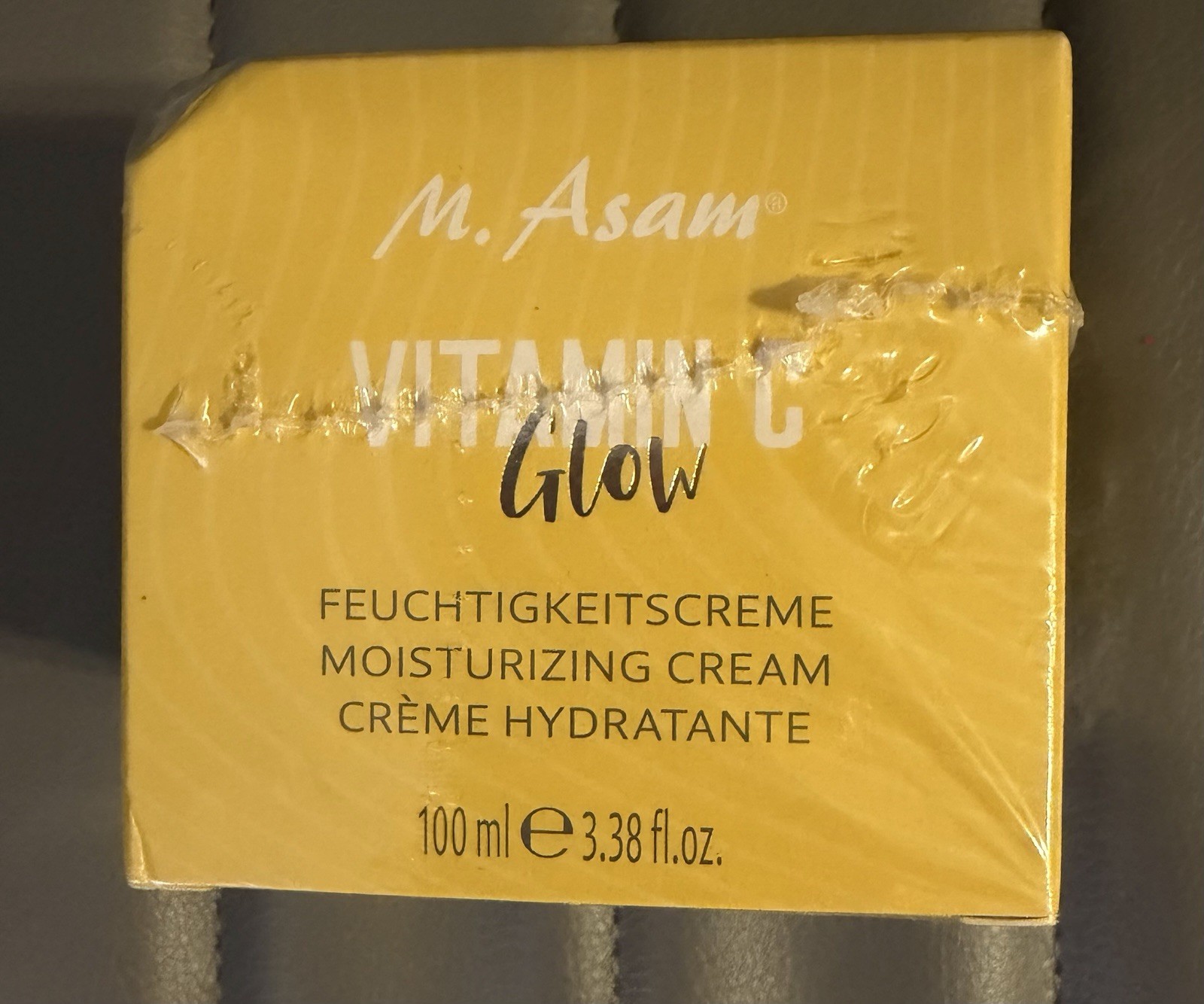 M. Asam Vitamin C Glow Moisturizing Cream 3.38 oz (100ml) Sealed New in Box