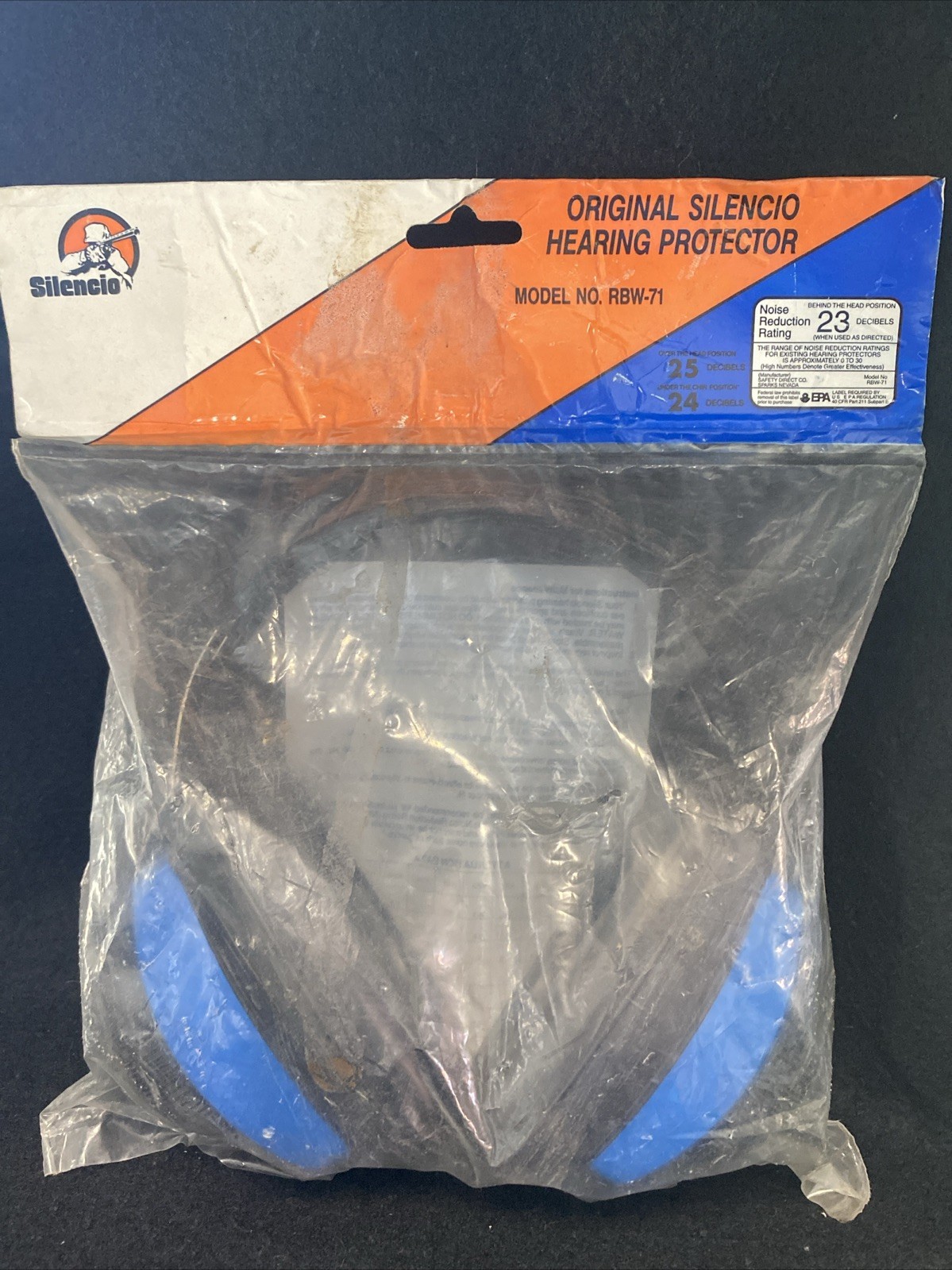 Silencio Headset RBW-71 Original Hearing Protector Earmuff Genuine *Good*