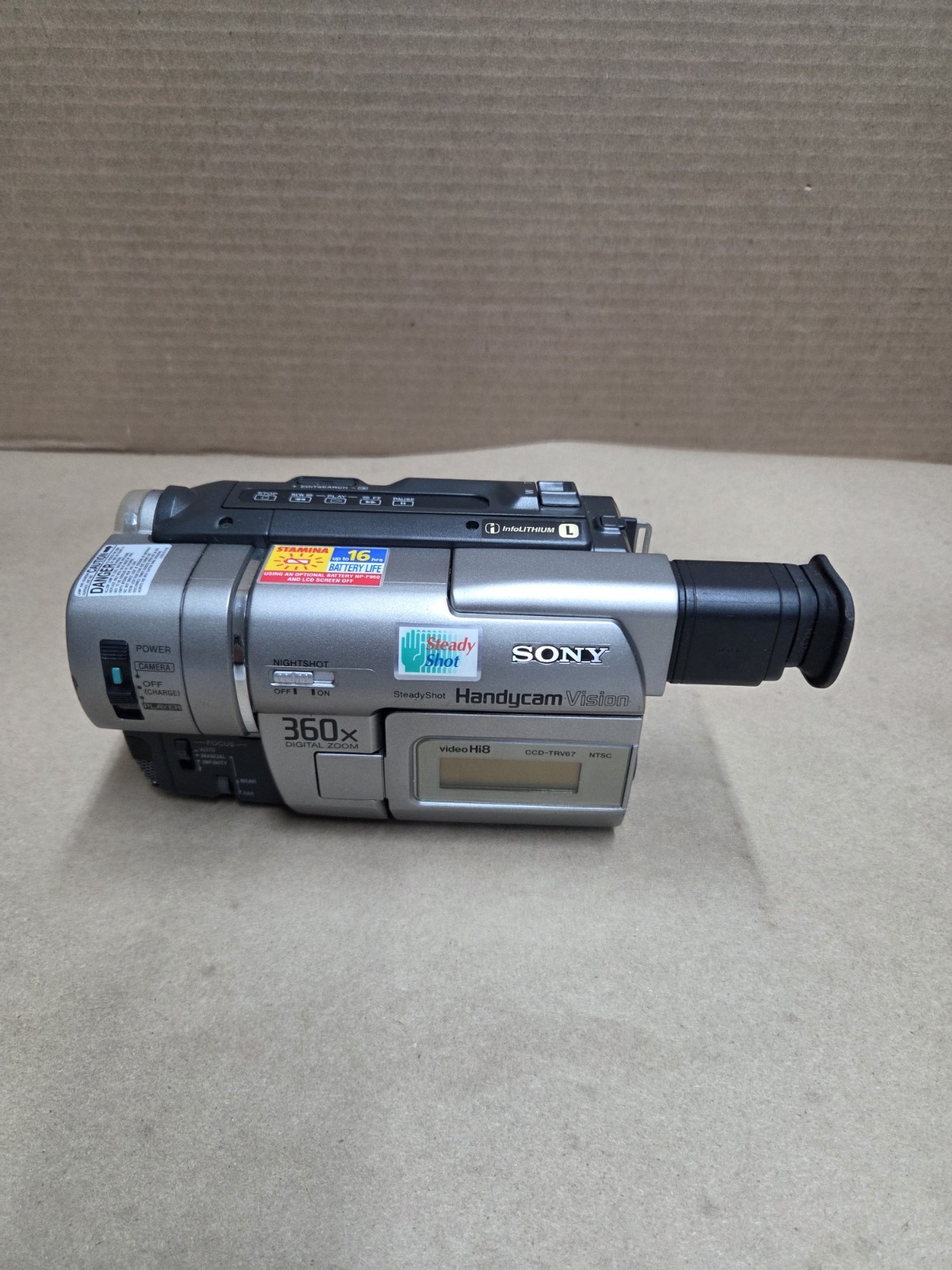 Sony CCD-TRV67 Handycam Hi8 Video Camcorder CAMERA ONLY Sony CCD-TRV67 Handycam Hi8 Video Camcorder CAMERA ONLY
