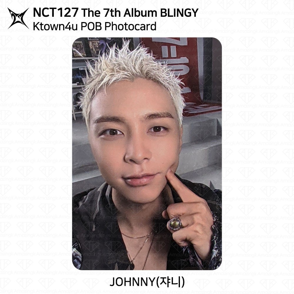 NCT 127 The 7th Album BLINGY Ktown4u POB Photocard