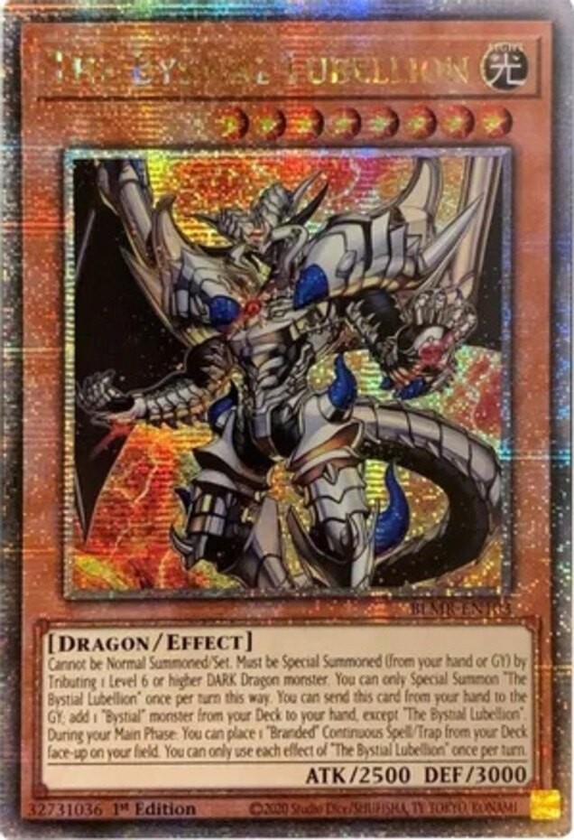 The Bystial Lubellion - BLMR-EN103 - Quarter Century Secret Rare - 1st Edition L