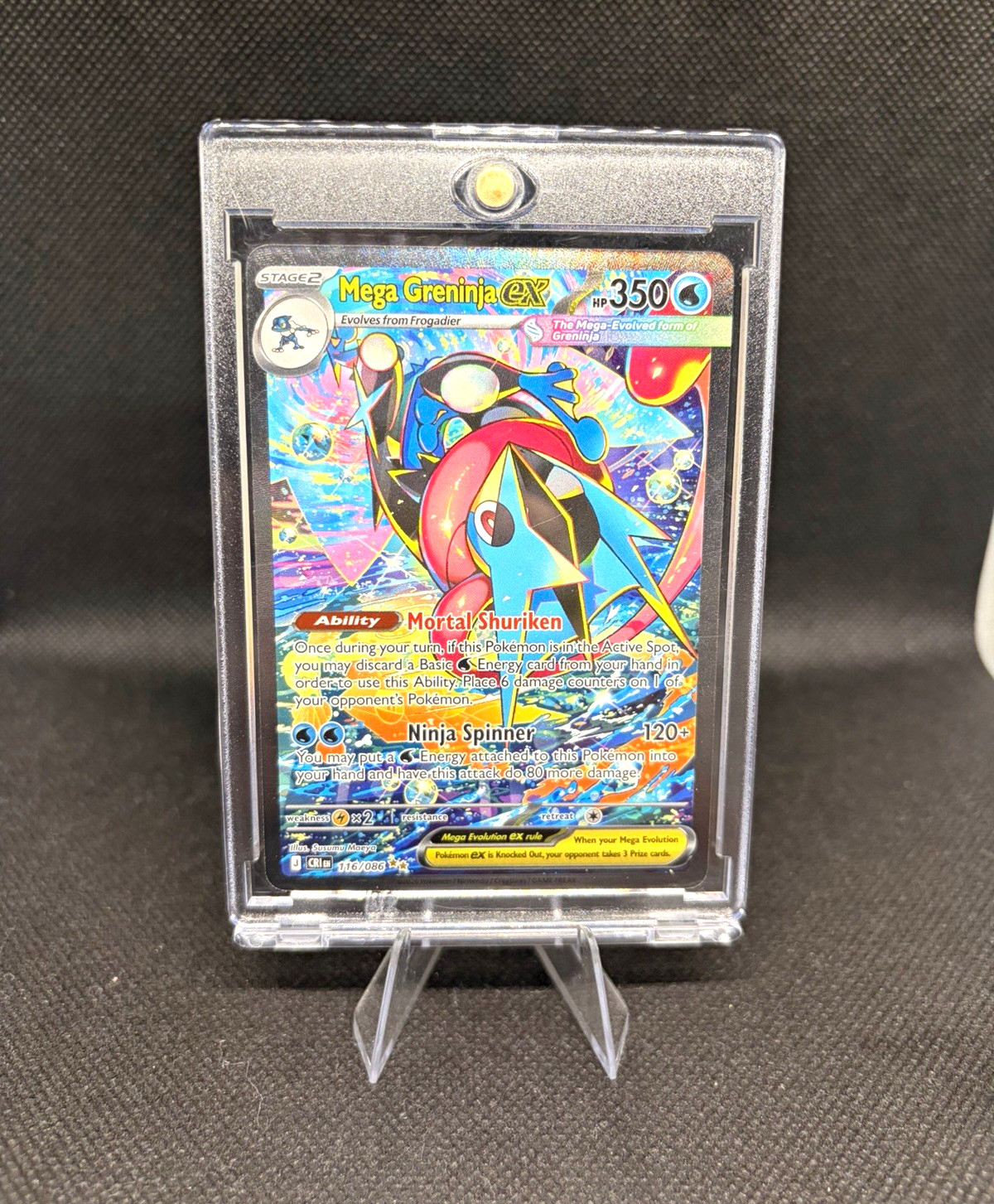 The Pokémon Company Mega Greninja EX 116/122 BREAKpoint Ultra Rare Holo FA
