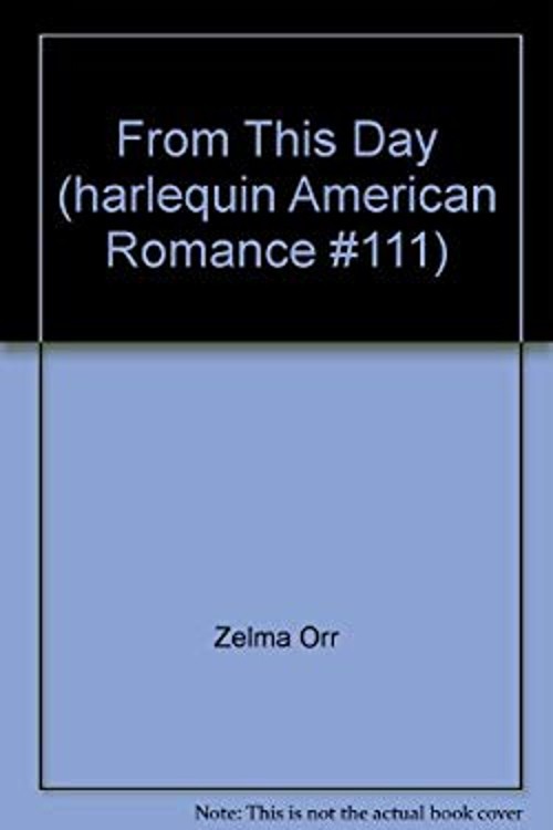 From This Day Mass Market Paperbound Zelma Orr