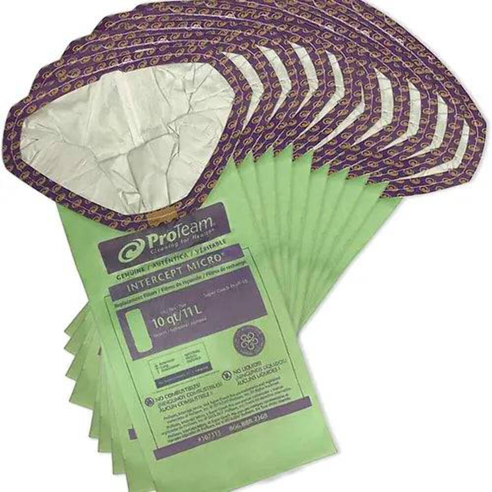 ProTeam 10 Quart 107313 Micro Filtration Vacuum Bags by VacBagsUSA