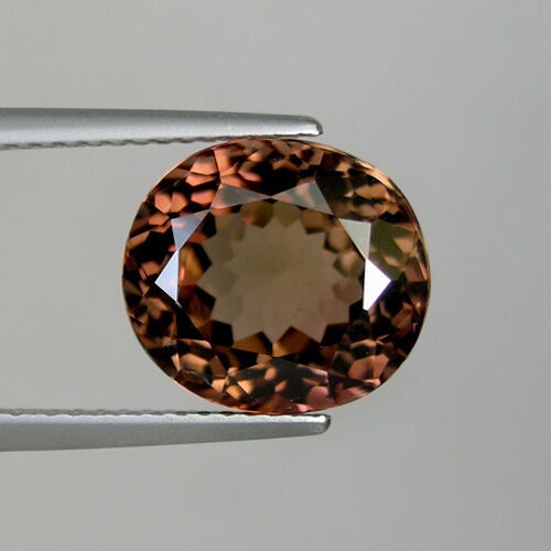 6.64 ct - DISTINCT LUSTROUS - ORANGE BROWN NATURAL TOURMALINE  6124 XZ
