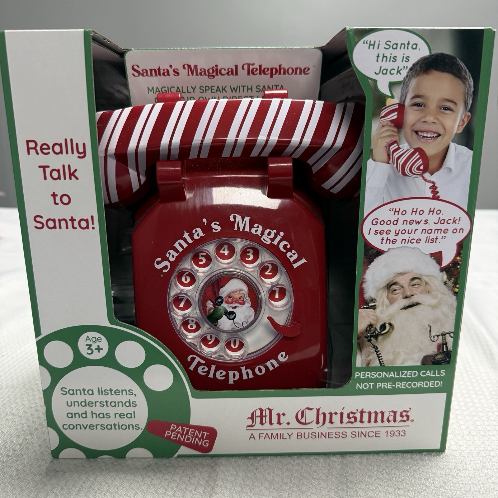 Mr Christmas Santas Interactive Magical Telephone Phone Call Talk New