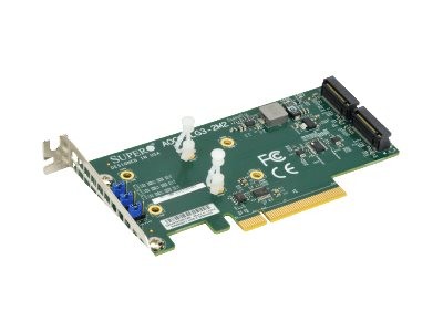 Supermicro AOC-SLG3-2M2 Interface Adapter M.2 AOC-SLG3-2M2-O
