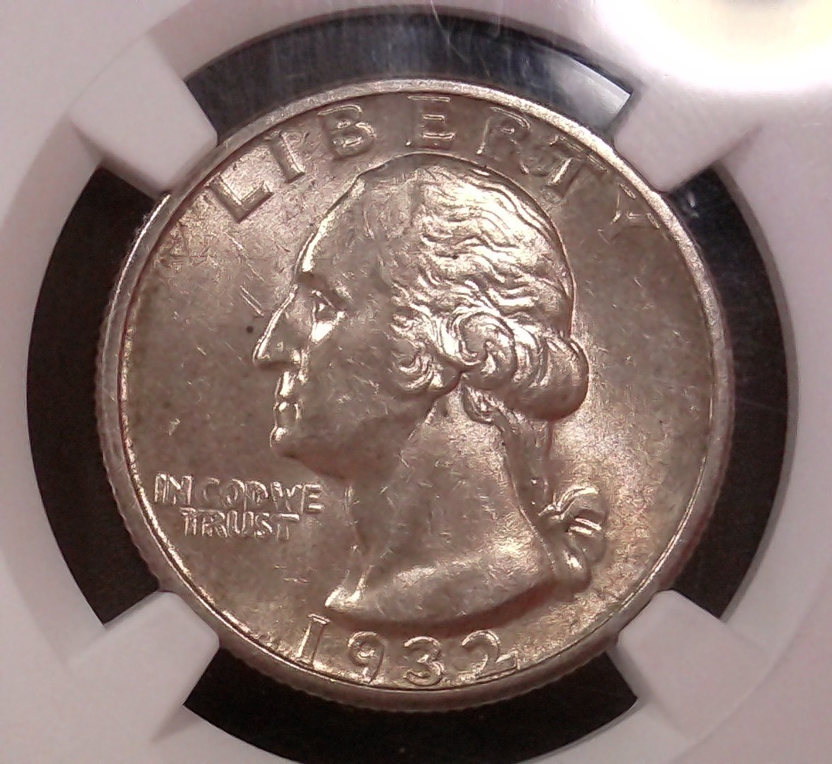AU-58 1932-S Quarter / Strong Luster & Reverse AU-58 1932-S Quarter / Strong Luster & Reverse
