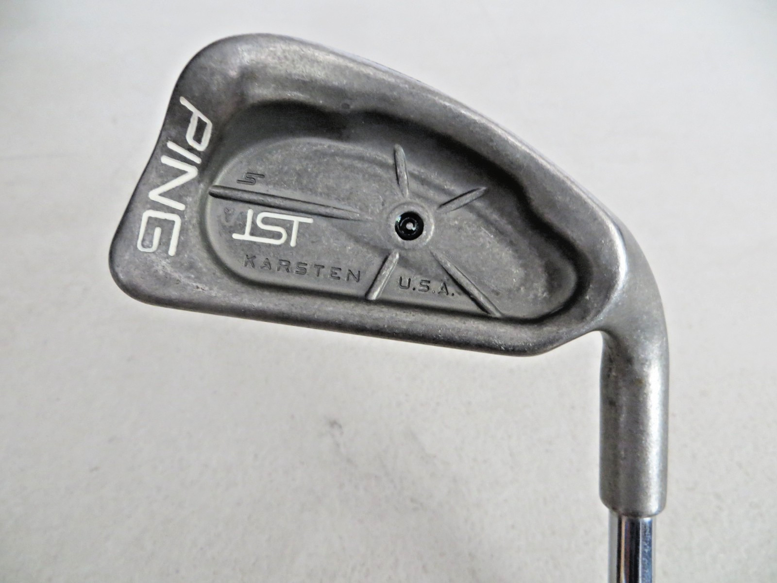Ping ISI Beryllium Nickel Black Dot 1 Iron Rifle Precision 5.5 Steel RH 39.5\ Ping ISI Beryllium Nickel Black Dot 1 Iron Rifle Precision 5.5 Steel RH 39.5\