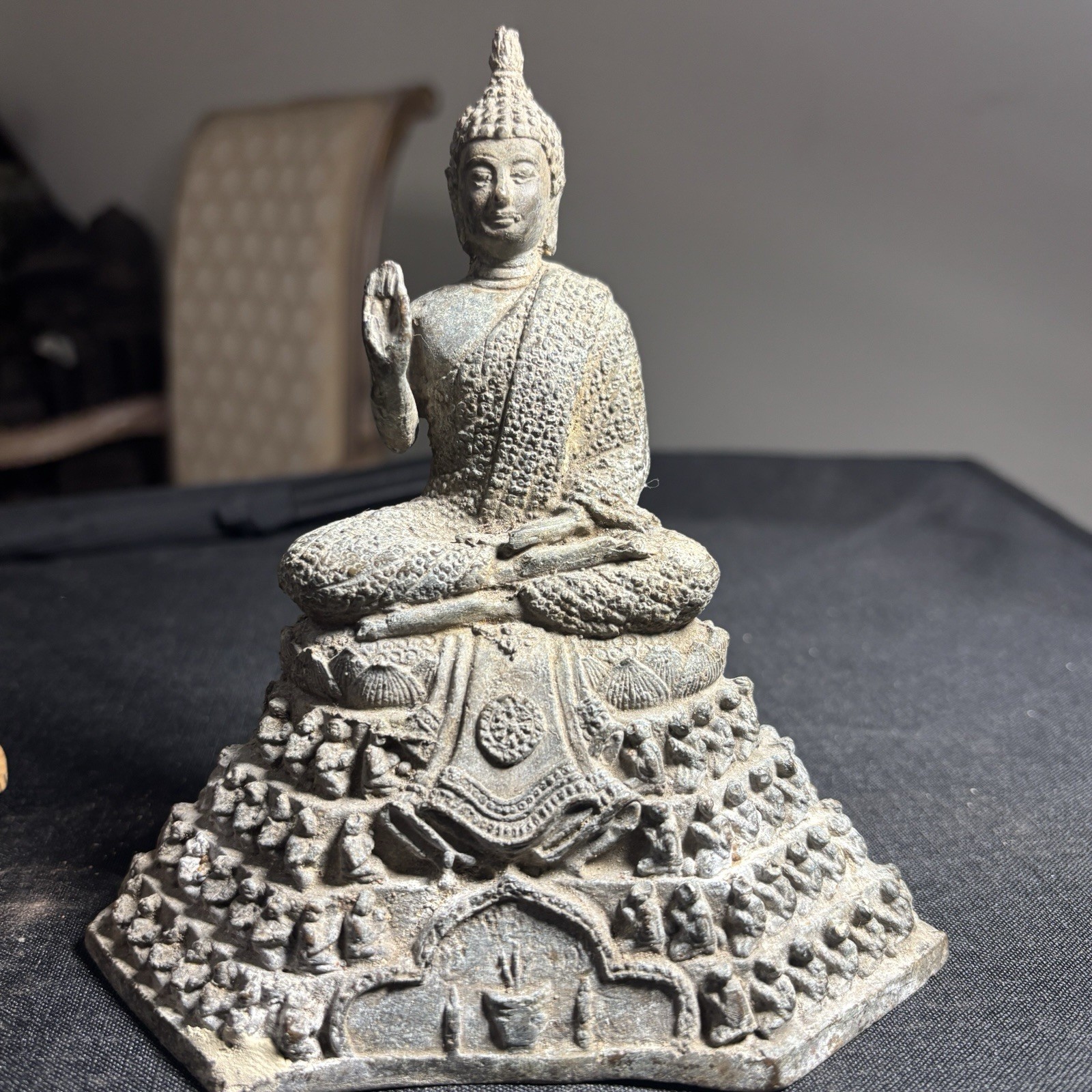 Antique Bronze Thai Buddha