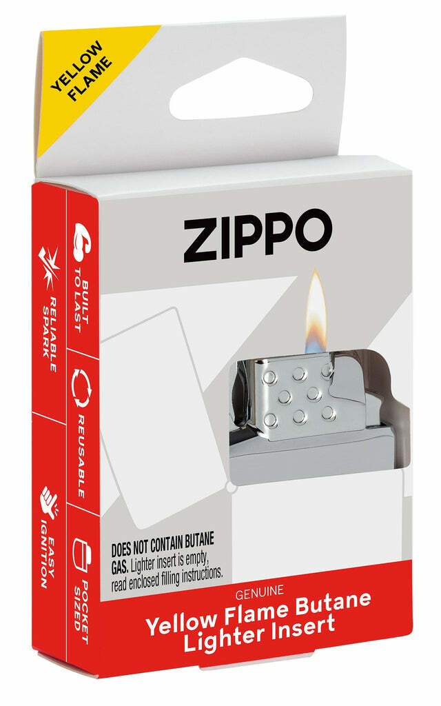 Zippo Yellow Flame Butane Insert For Regular Size Zippo Lighters, 65800, NIB Zippo Yellow Flame Butane Insert For Regular Size Zippo Lighters, 65800, NIB
