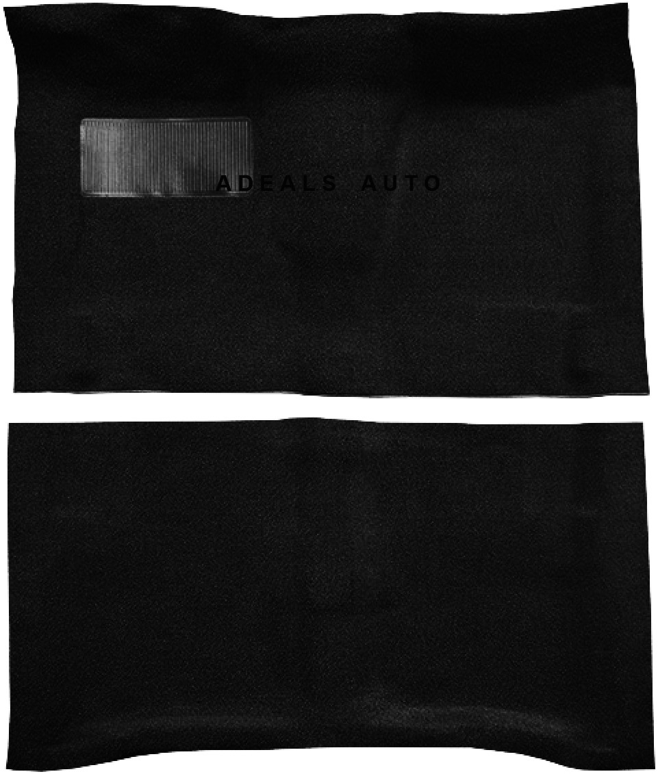 ACC BLACK 64-67 CHEVELLE LEMANS SKYLARK CUTLASS 2DR AUTO LOOP MOLDED CARPET RUG