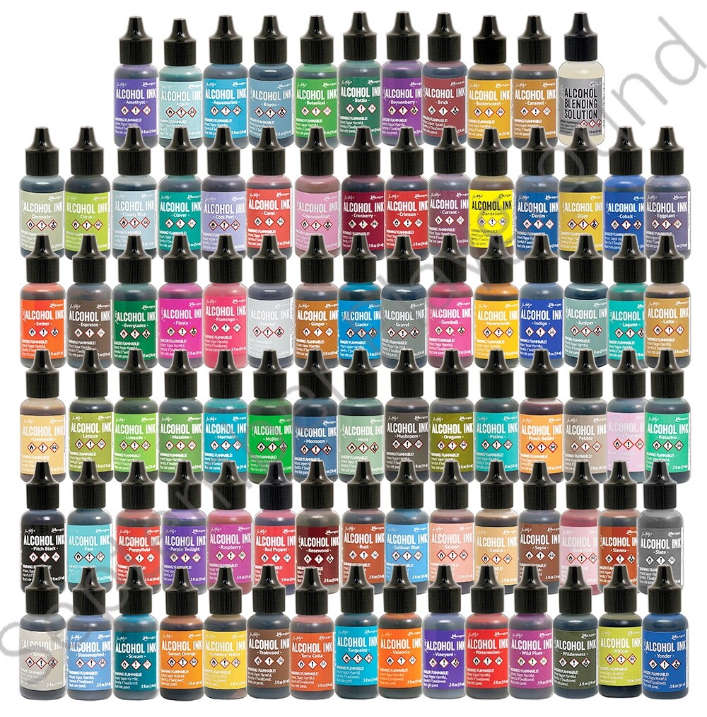 Ranger, Tim Holtz, Alcohol Ink, Complete Set Alcohol Inks, 86 Colors, Full Set