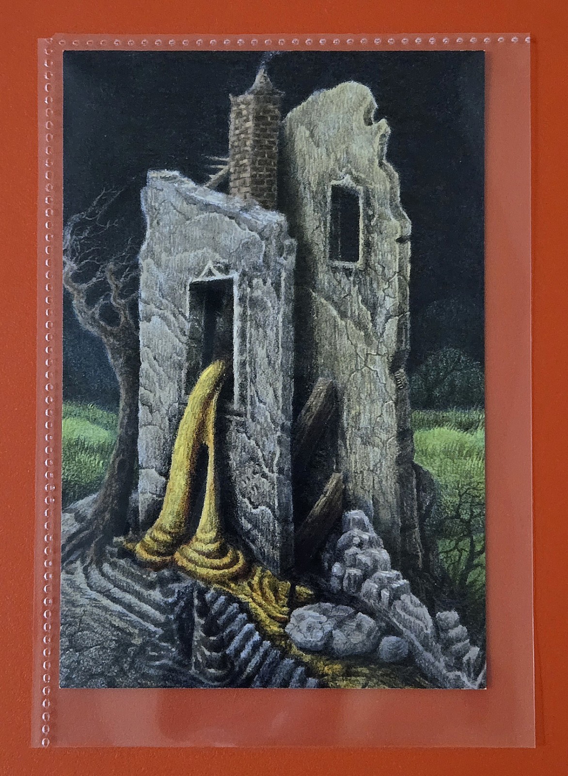 David Welker The Remnant House Mini Art Print Poster Handbill Harman Projects