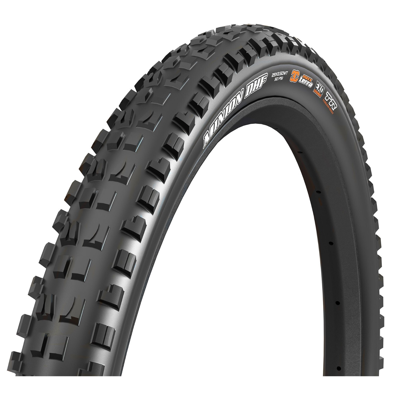 Maxxis Minion DHF Front 3C MaxxTerra EXO+ Tubeless Ready MTB Tire - 29 x 2.6\