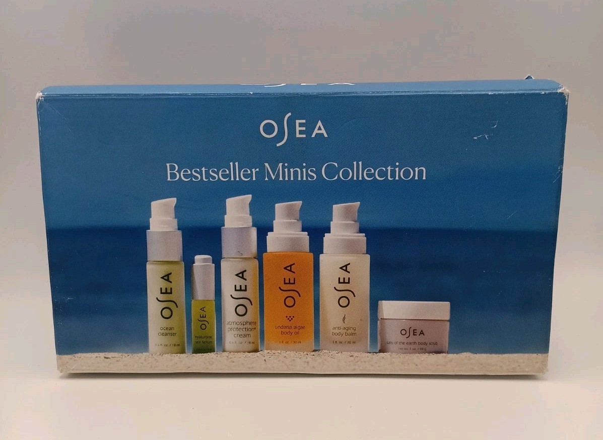 OSEA Bestseller Minis Collection 6 Piece Mini Face & Body Set NEW IN BOX
