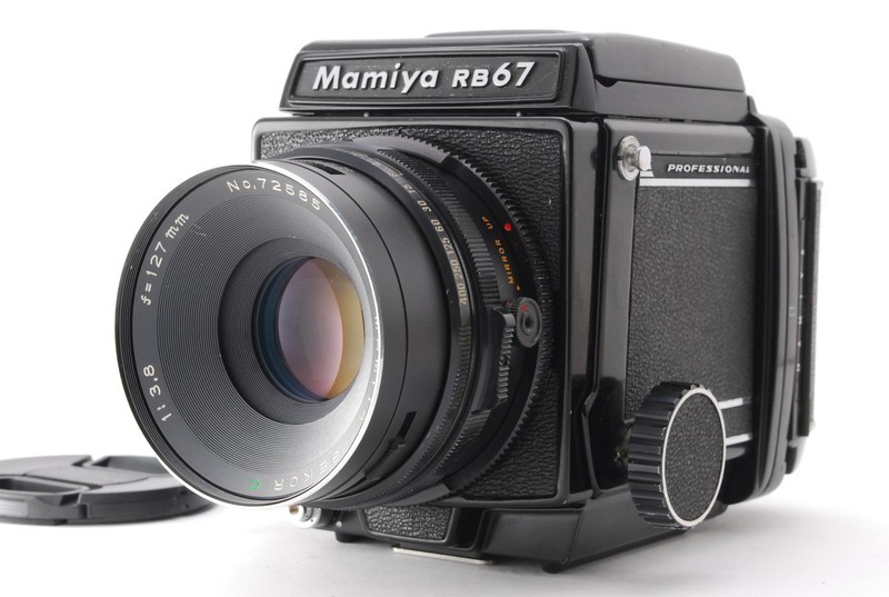 [Near MINT] Mamiya RB67 Pro + Sekor C 127mm f3.8 + 120 FilmBack  From JAPAN