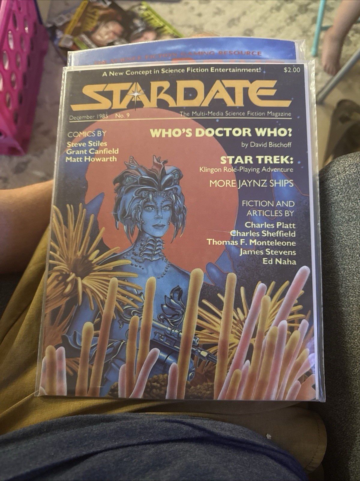CLASSIC STARDATE MAGAZINE [#9] (1985, FASA STAR TREK & DOCTOR WHO RPG RARE)