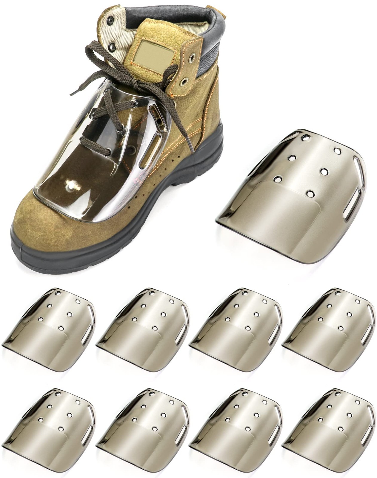 Metatarsal Guard 10 Pair Safety Footwear Attachments for Work Boots, Universal F