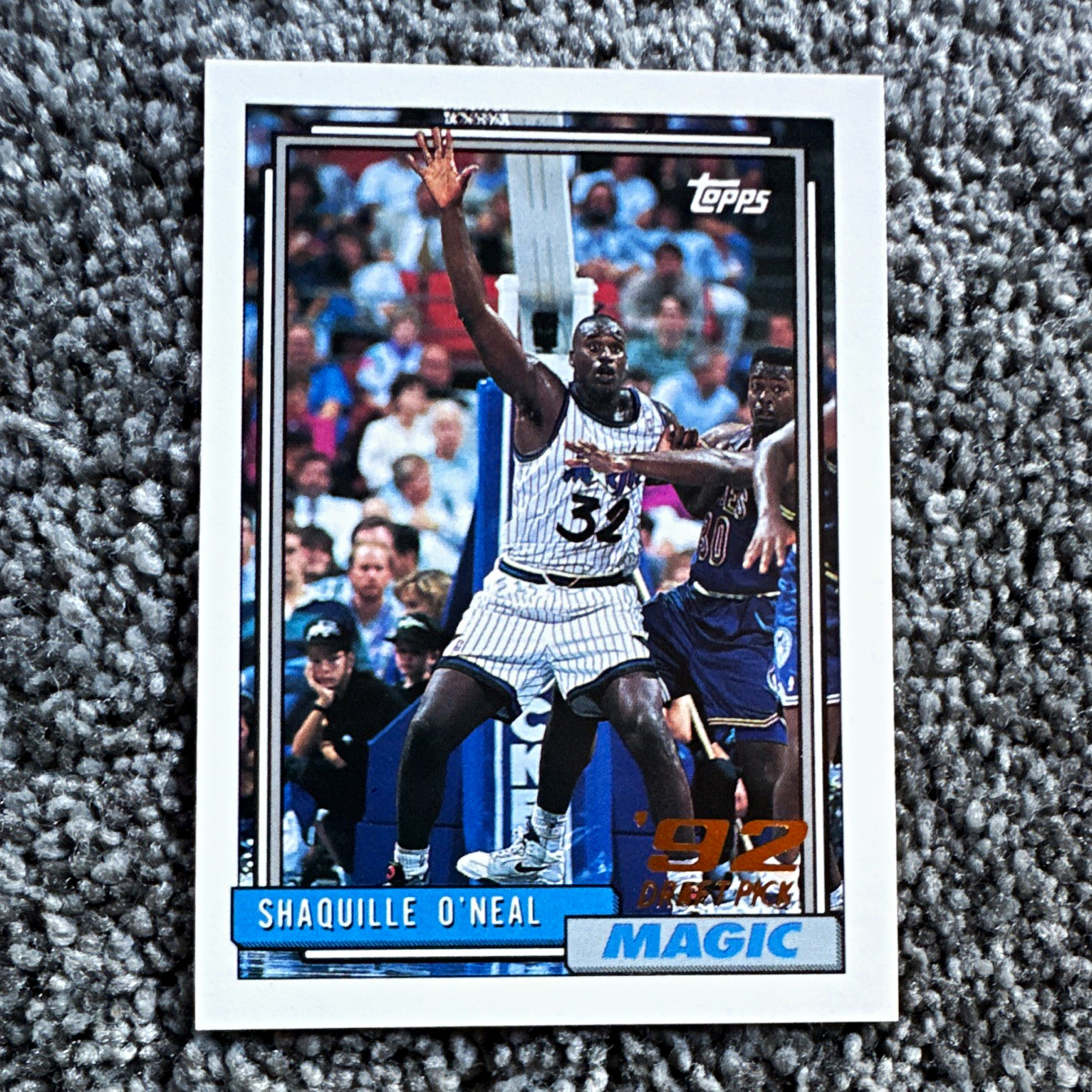Topps 1992-93 Shaquille O\'Neal Rookie Card #362 Orlando Magic NBA Topps 1992-93 Shaquille O\'Neal Rookie Card #362 Orlando Magic NBA