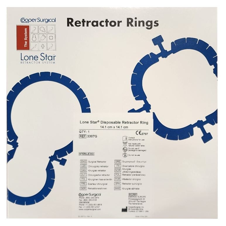 *1-Pack* Cooper Surgical Lone Star Retractor Ring System Sterile 3307G *1-Pack* Cooper Surgical Lone Star Retractor Ring System Sterile 3307G