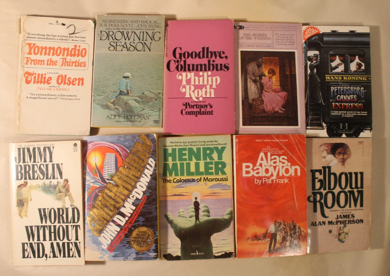 Lot of 10 Vintage Novels - Drama