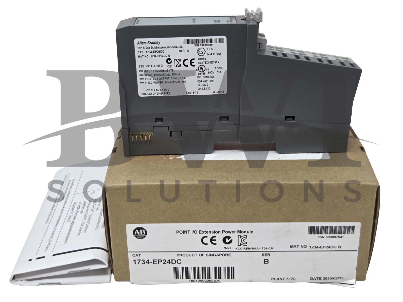 NEW Allen Bradley 1734-EP24DC /B Point I/O Extension Power Module 1734EP24DC