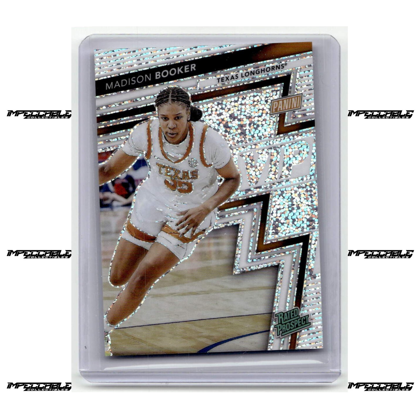 2025 Panini NSCC VIP Gold - White Sparkle Prizm #RP2 Madison Booker Rookie SSP