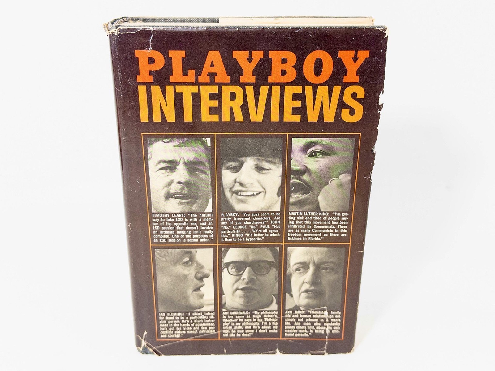 Playboy Interviews Book by Playboy Magazine 1967 1st Edition HCDJ VG Nice, Rare Playboy Interviews Book by Playboy Magazine 1967 1st Edition HCDJ VG Nice, Rare