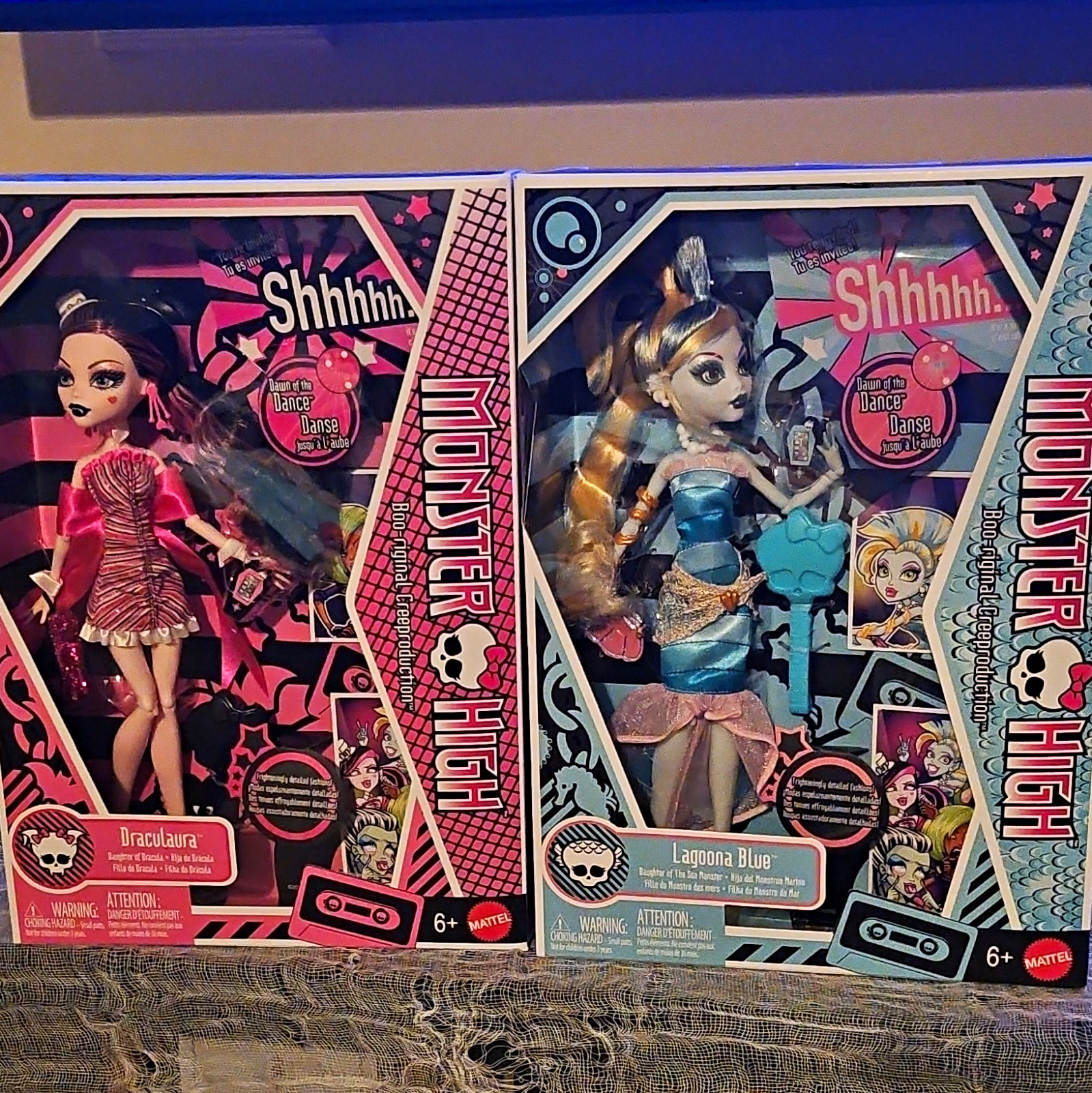 Mattel Monster High Draculaura & Lagoona Blue Dawn of the Dance NIB In Hand Mattel Monster High Draculaura & Lagoona Blue Dawn of the Dance NIB In Hand