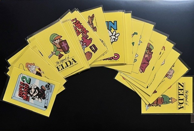 1989 Topps Nintendo Stickers Complete 33 Card Set Zelda Mario Vintage 1989 Topps Nintendo Stickers Complete 33 Card Set Zelda Mario Vintage