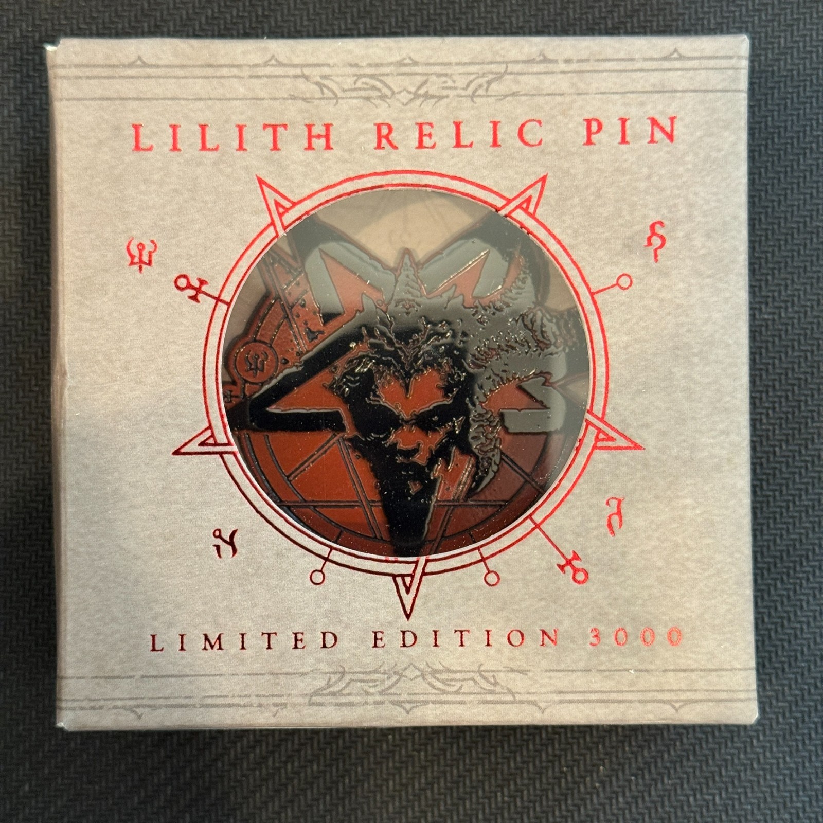 2023 Blizzcon Diablo IV Lilith Relic Collector\'s Edition Pin Blizzard 1/3000 2023 Blizzcon Diablo IV Lilith Relic Collector\'s Edition Pin Blizzard 1/3000