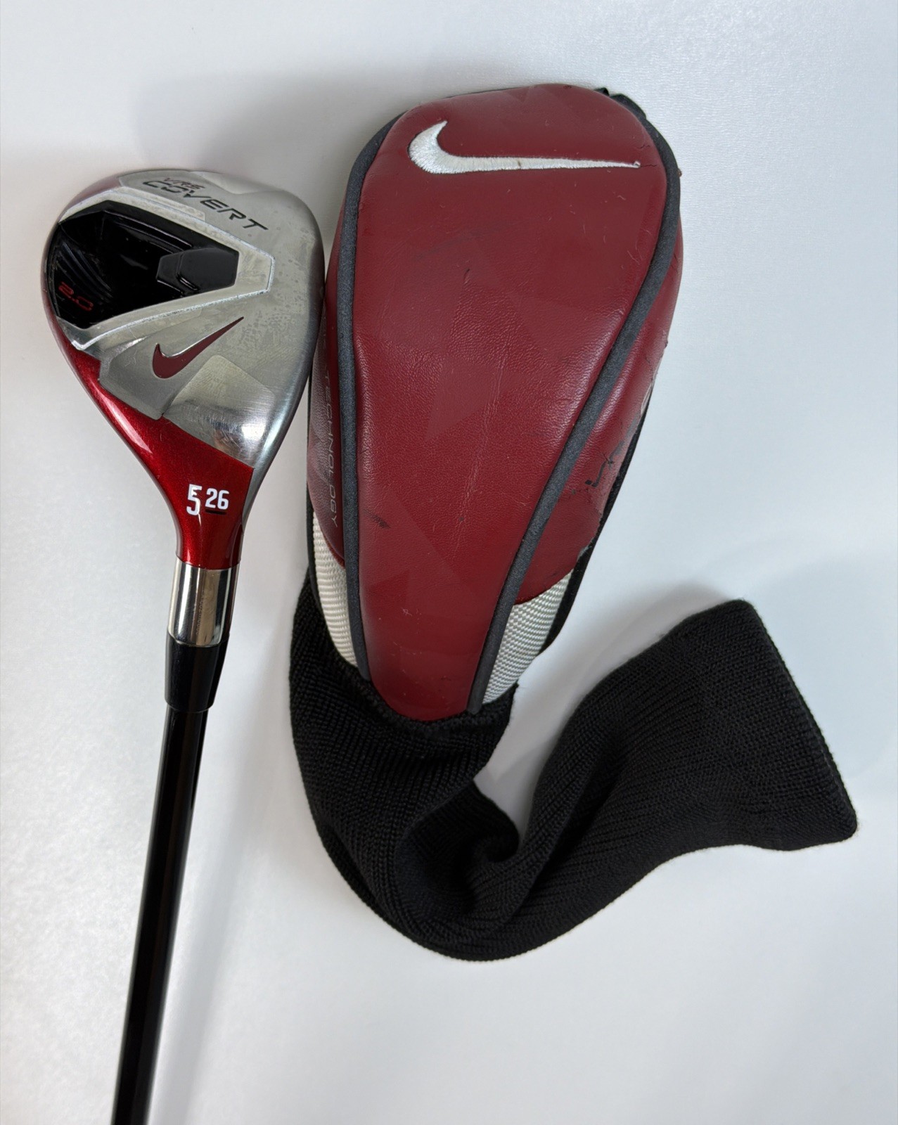 Nike VRS Covert 5-Hybrid 26° Kuro Kage Ladies Graphite Shaft Used VGC w/ Cover Nike VRS Covert 5-Hybrid 26° Kuro Kage Ladies Graphite Shaft Used VGC w/ Cover